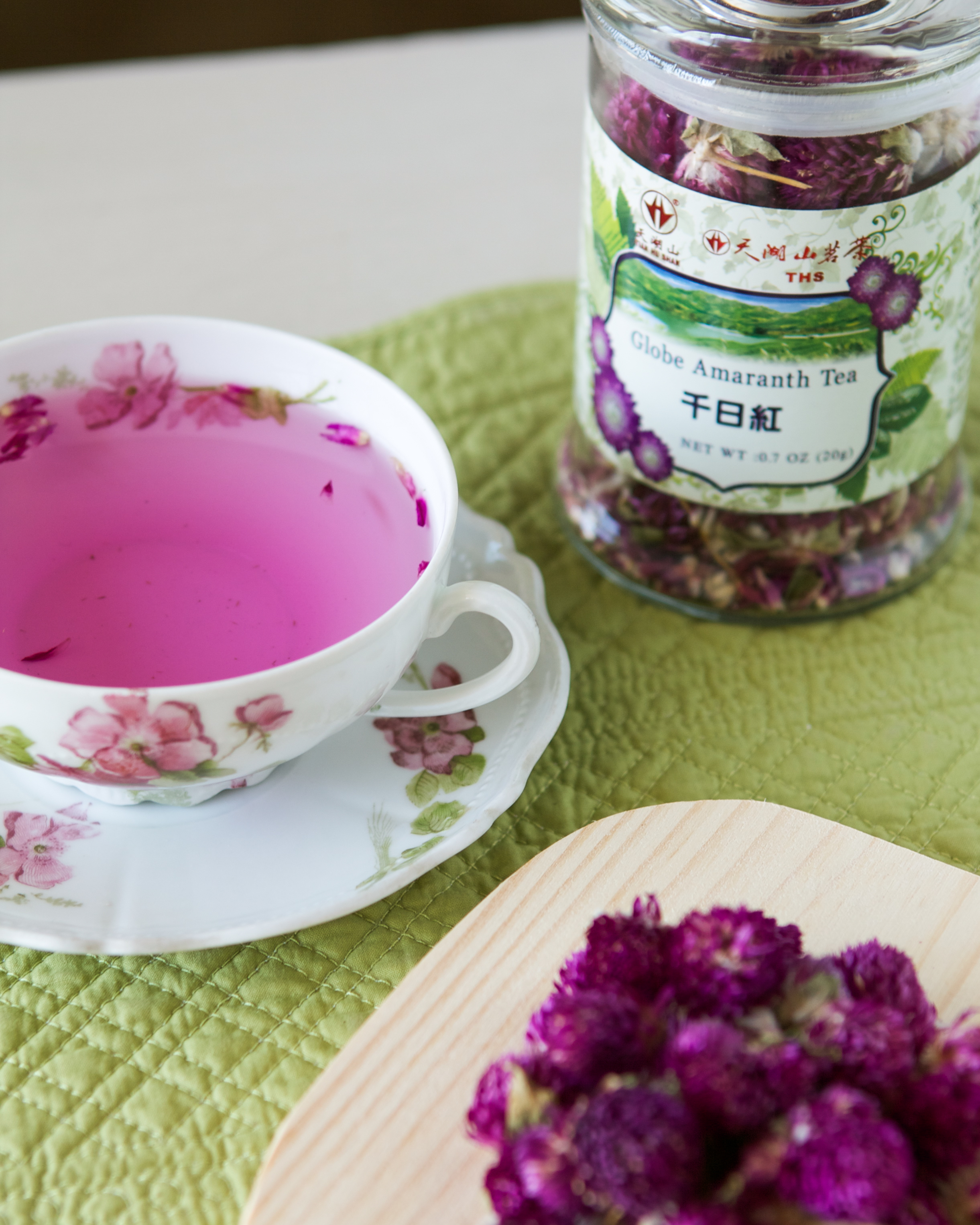 Thirsty For Tea Tian Hu Shan S Globe Amaranth Tea